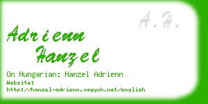 adrienn hanzel business card